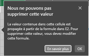 Excel : Formules de tableaux dynamiques