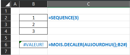 Excel : Formules de tableaux dynamiques