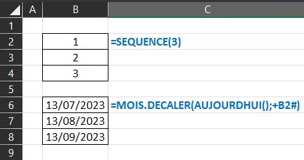 Excel : Formules de tableaux dynamiques