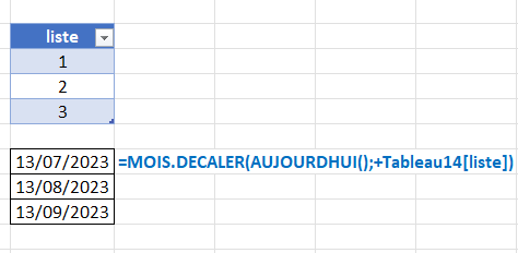 Excel : Formules de tableaux dynamiques