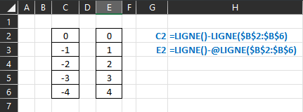 Excel : Formules de tableaux dynamiques