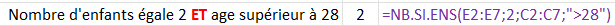 Excel_Fonctions_NB.SI.ENS ET logique